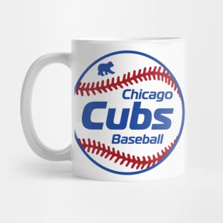 Cubs 80s Retro Ball Mug